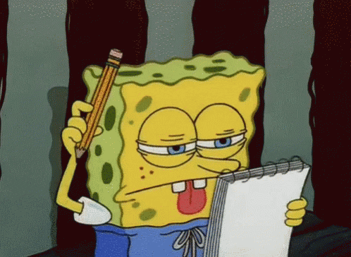 spongebob squarepants planning