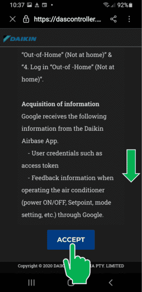 Daikin Airbase To Google Home Step 8