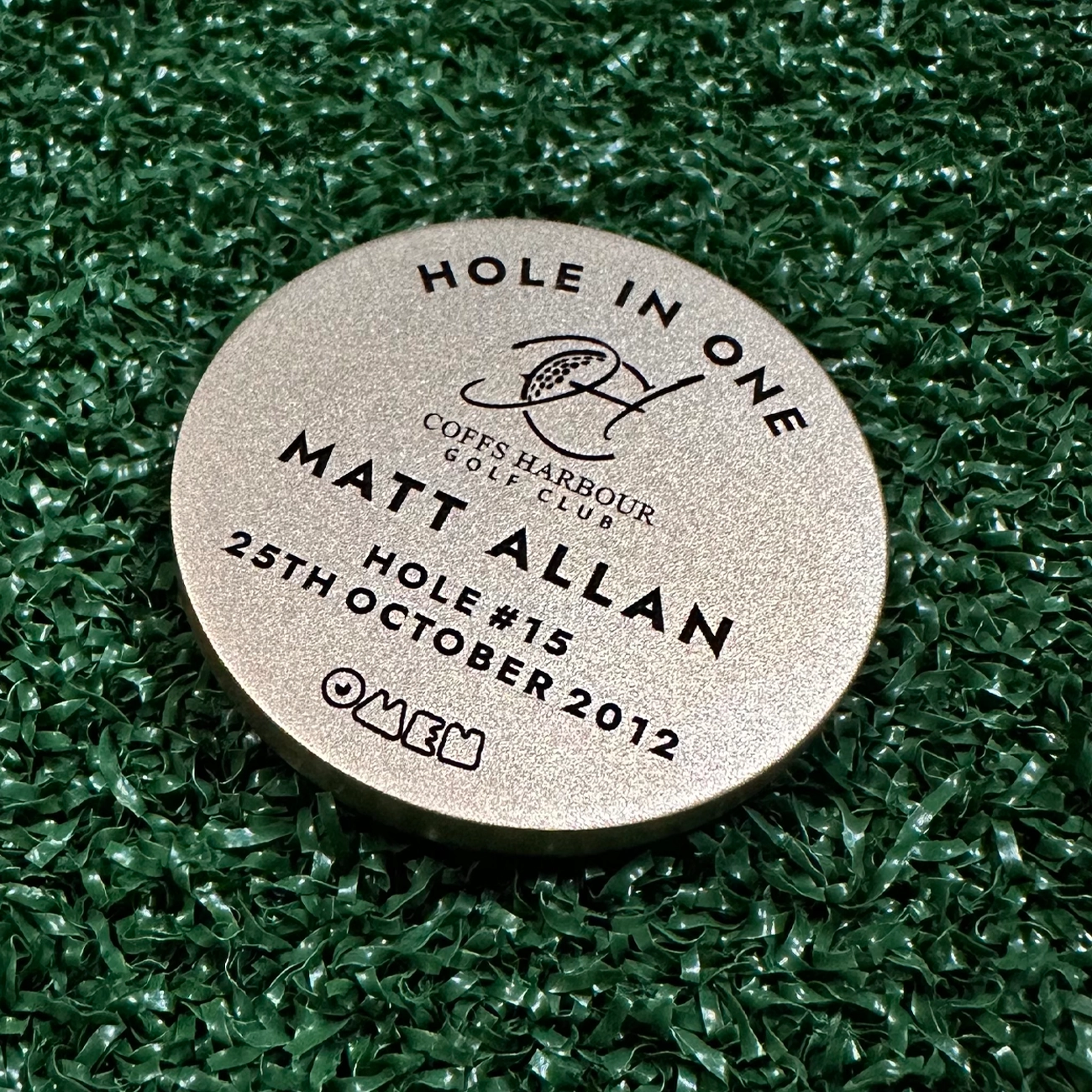 Pro Shop commemorative ball marker - golf Australia