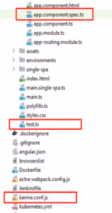 Angular Testing Files