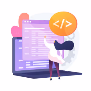 Application Modernization coding illustration