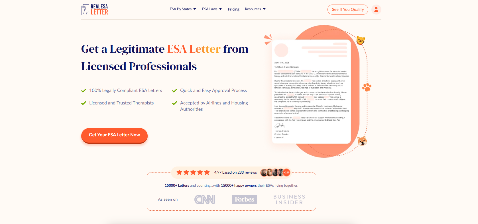 RealESAletter.com homepage