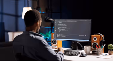 An image describing information technology from industries we serve section