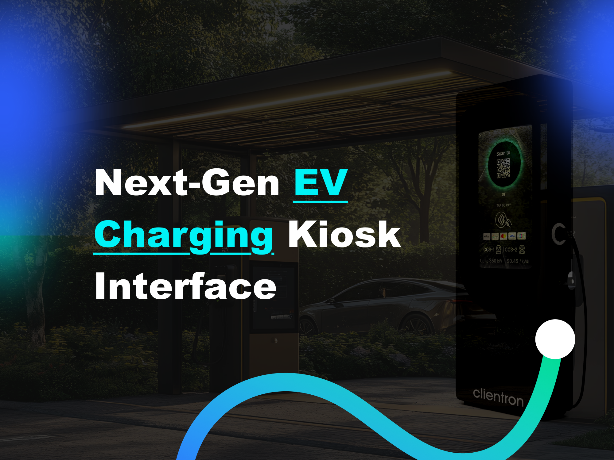 Next-Gen EV Charging Kiosk Interface