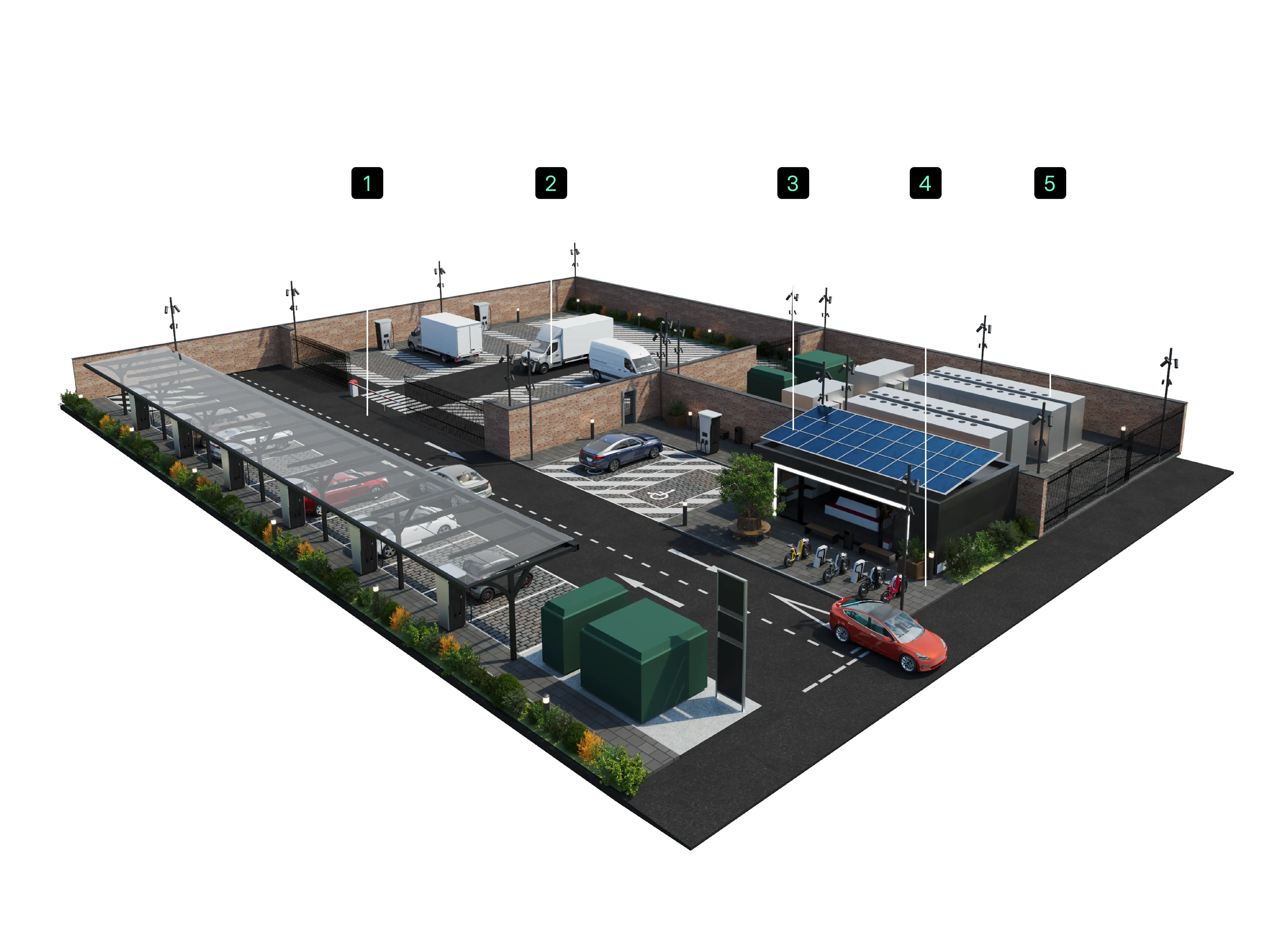 Hubber CGI site plan