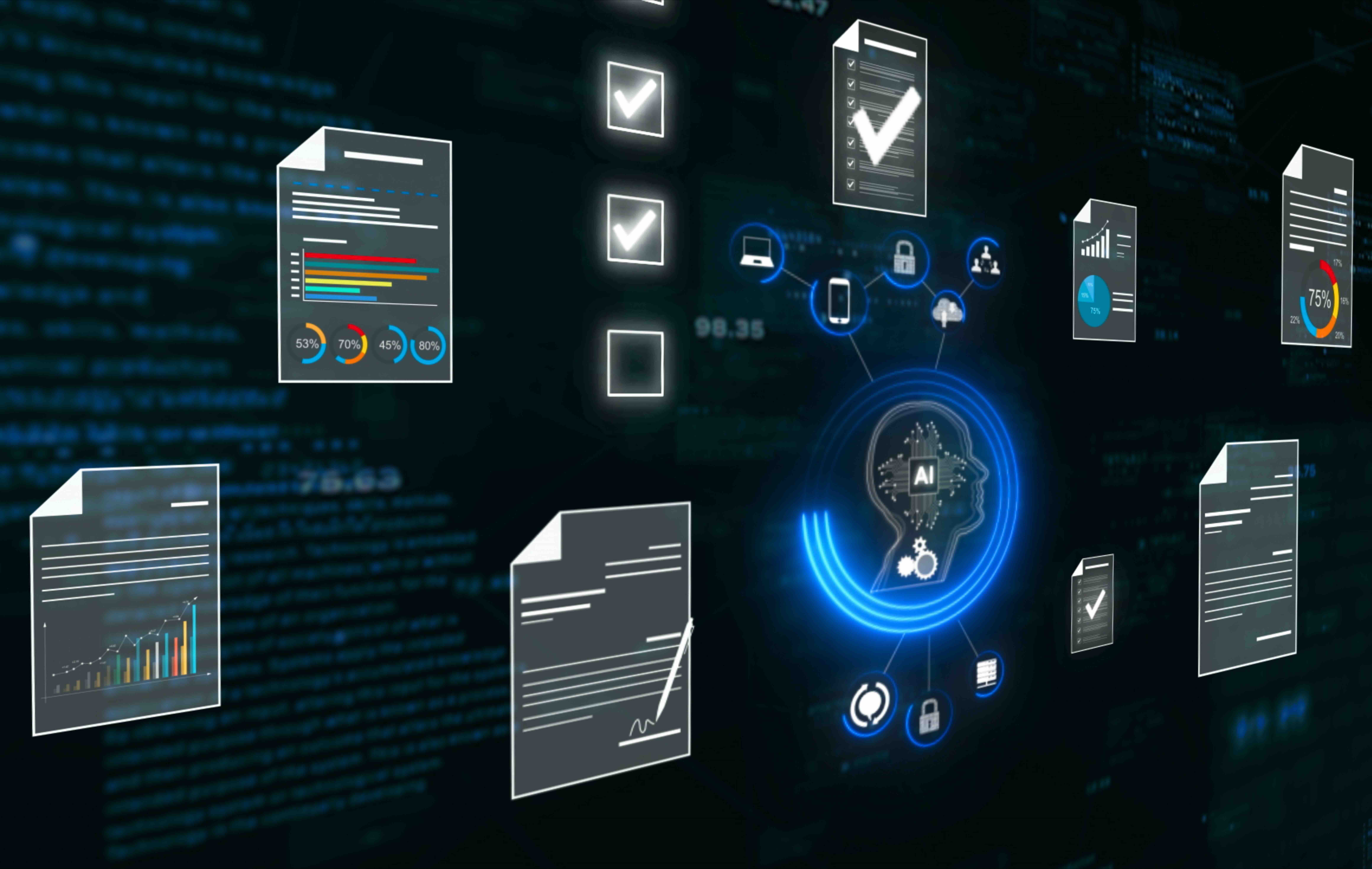 Zentrale Ablage aller Unterlagen