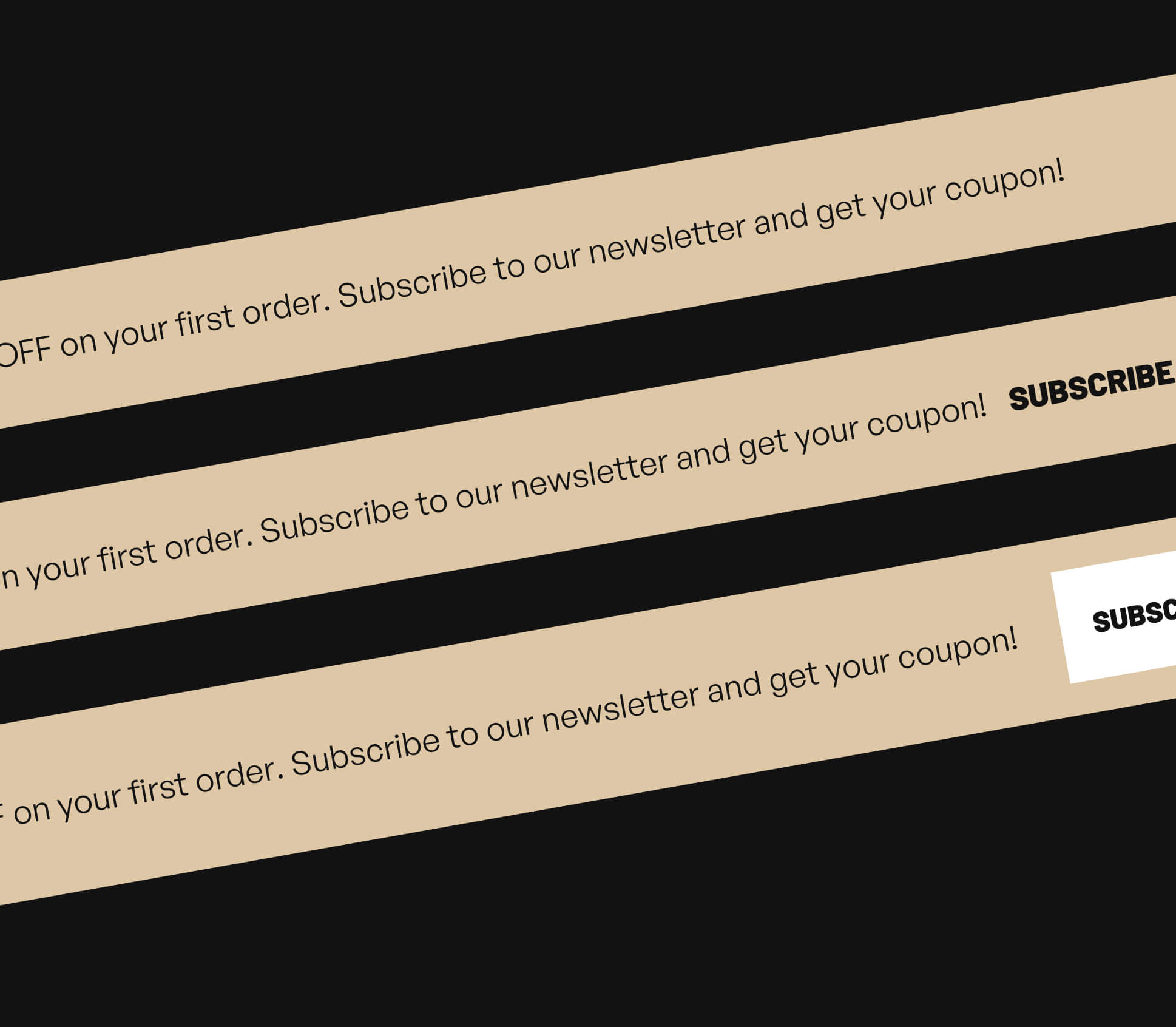 Notification Bars - Barber X Webflow Template