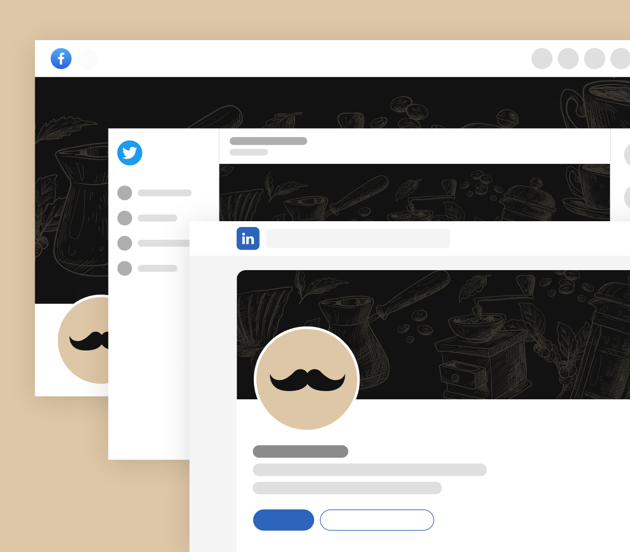 Social Media Assets - Beard X Webflow Template