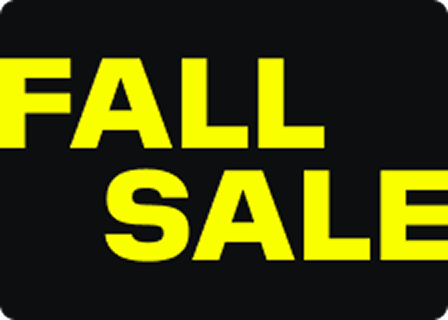 FALL SALE: Up To 50% Off Everything