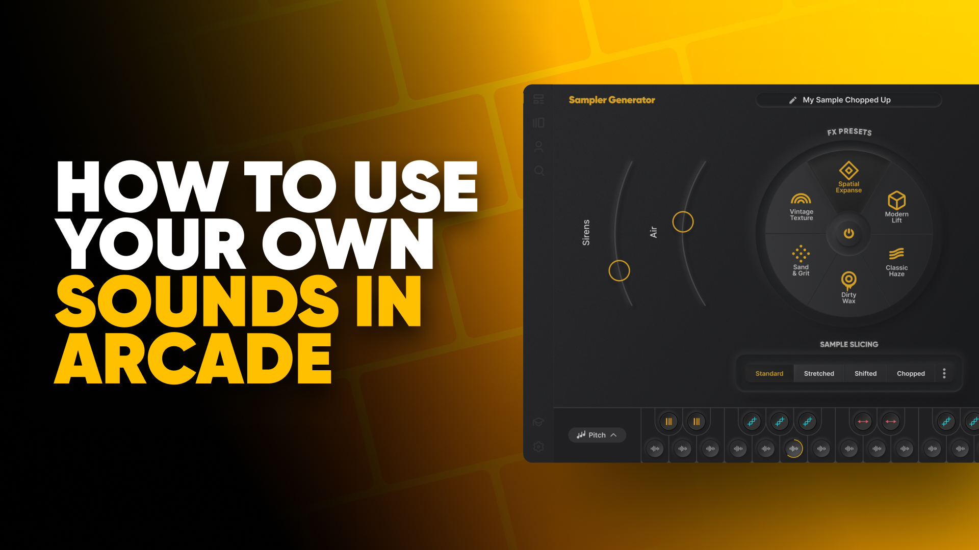 How To Use Your Own Sounds in Arcade