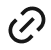 Black chain link icon representing a hyperlink.