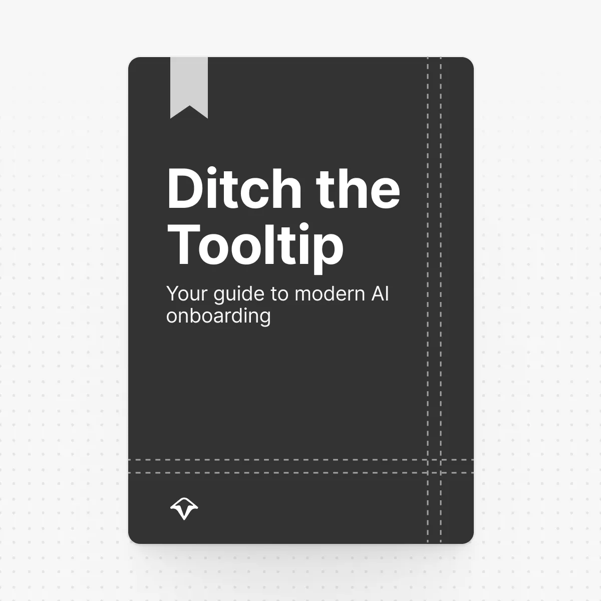 Dark card with title 'Ditch the Tooltip'