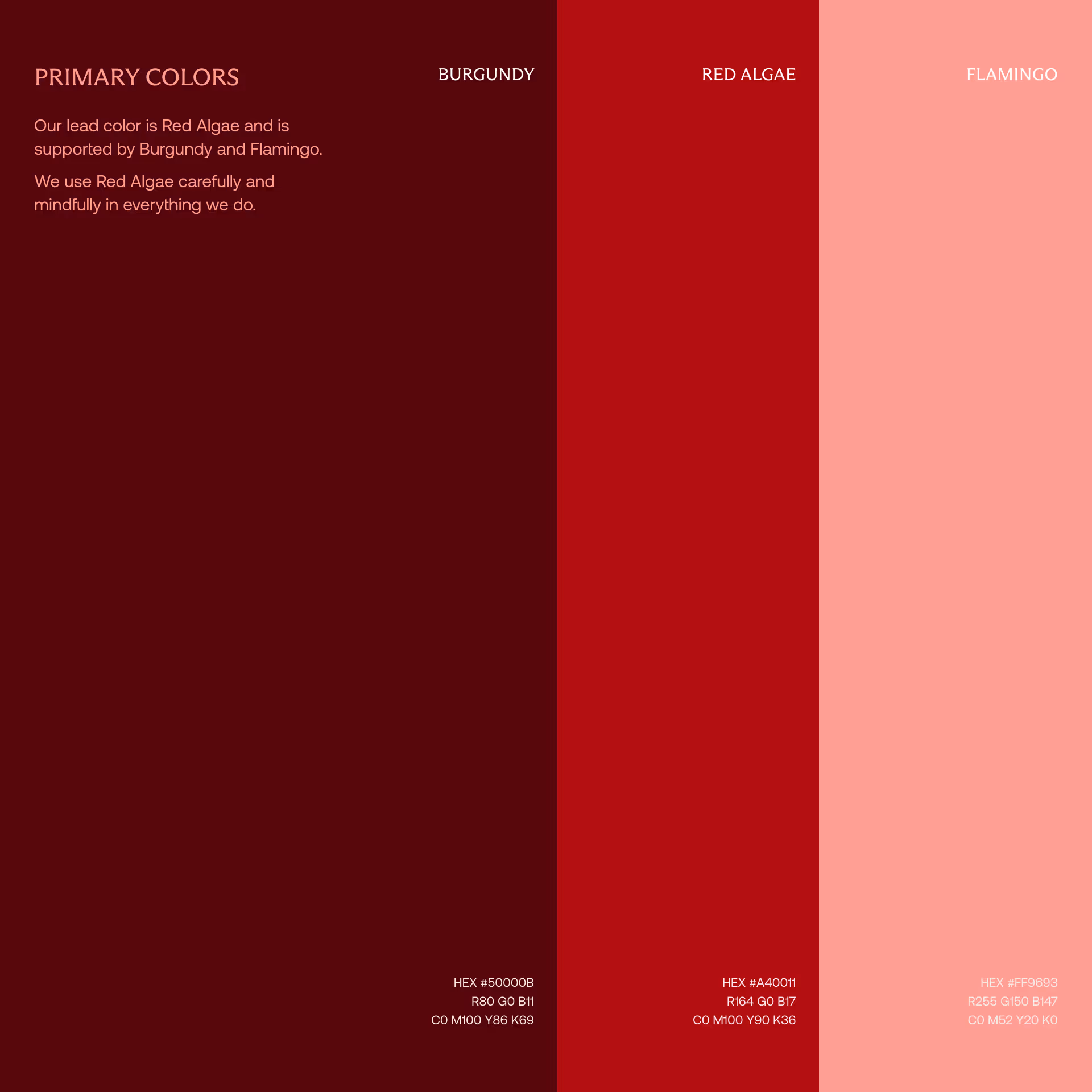color guidelines