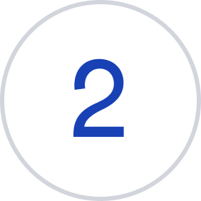 Step 2 circle icon for NeoCortex SDLC online validation workflow.