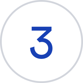 Step 3 circle icon for NeoCortex SDLC admin approval workflow.