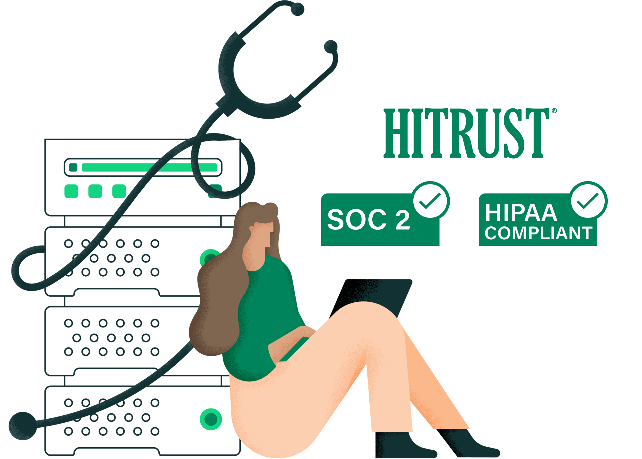 The Cured platform is HITRUST certified, Soc 2 certified, and fully HIPAA compliant.