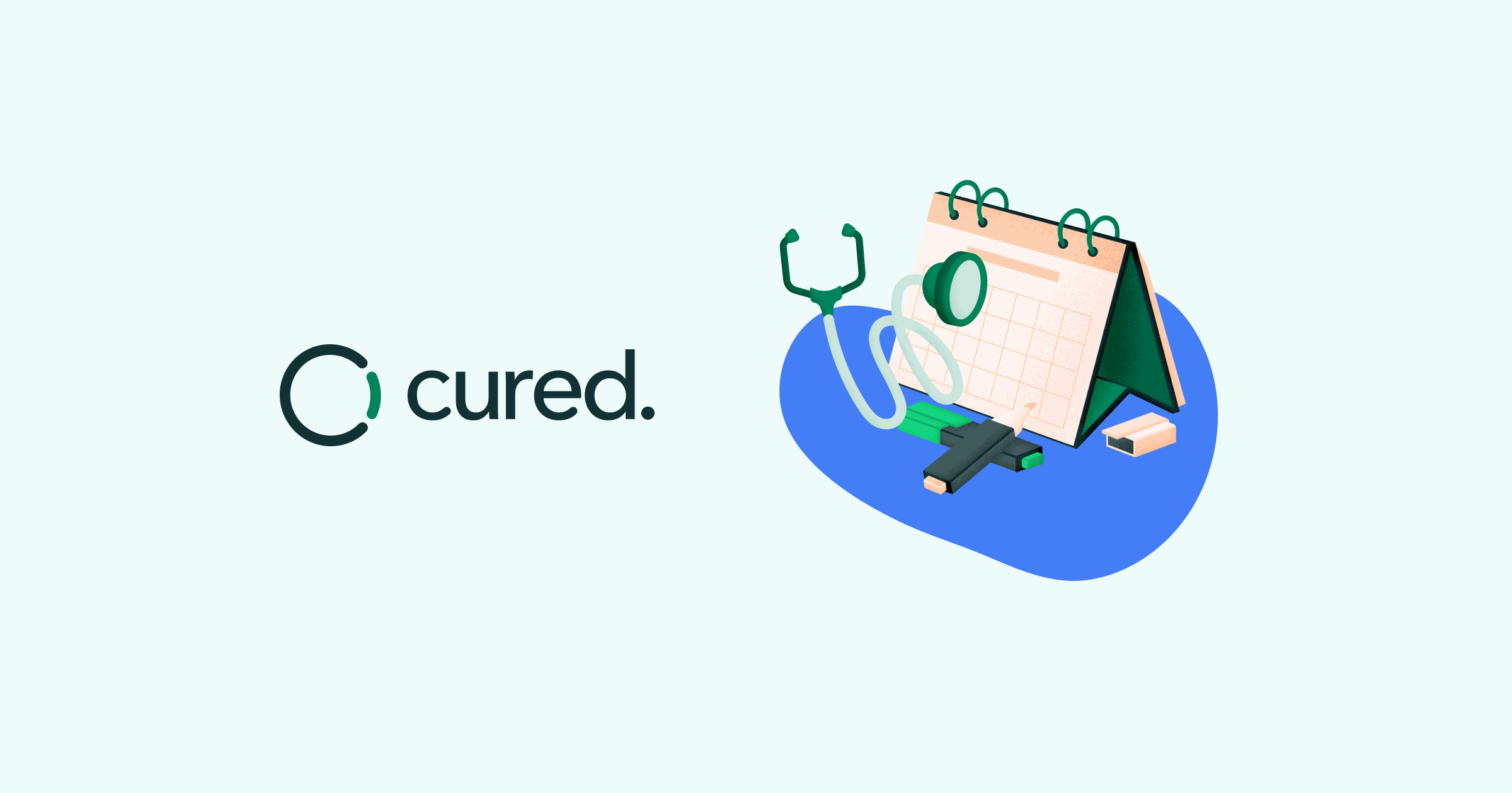 cured calendar landing page