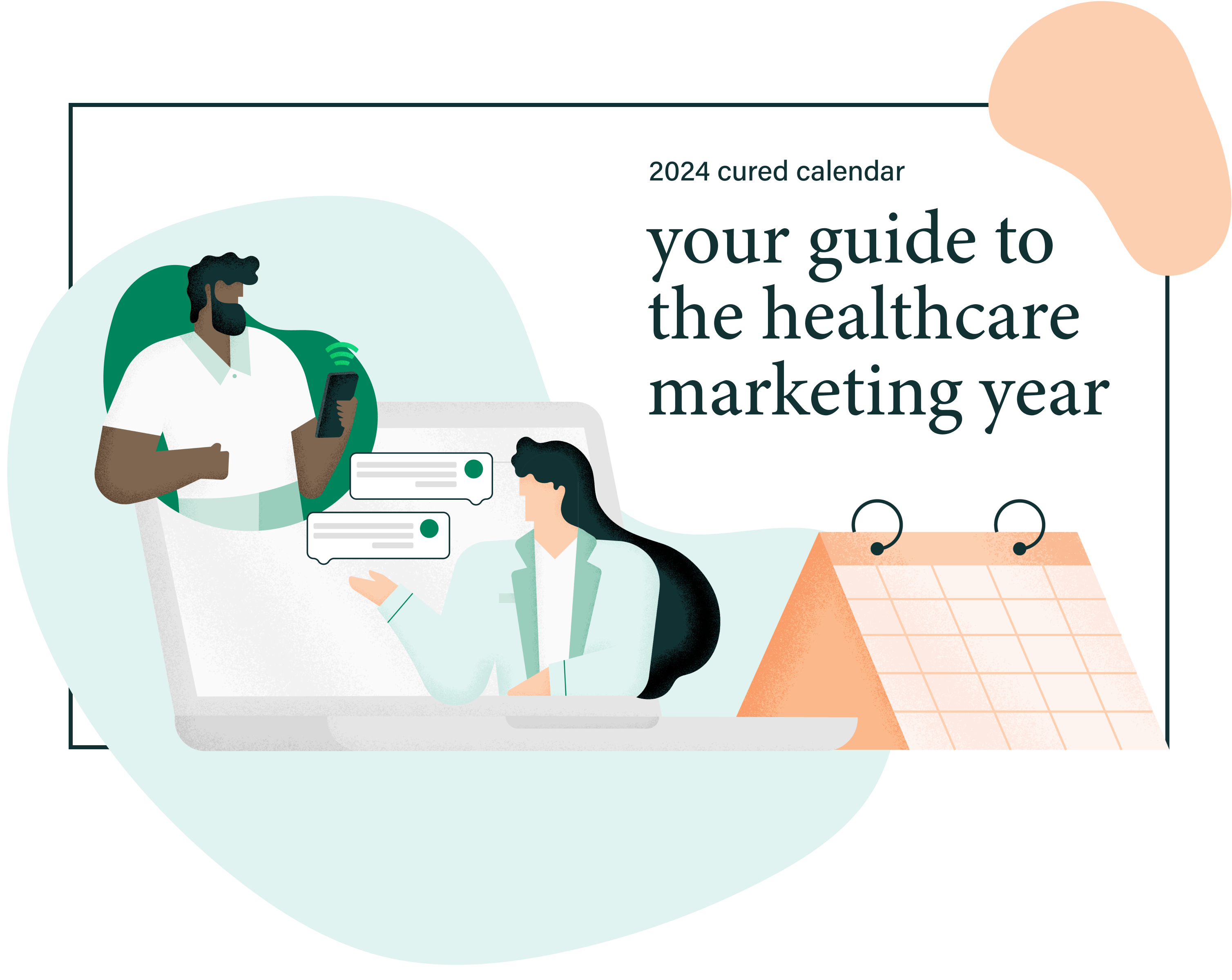 cured calendar landing page