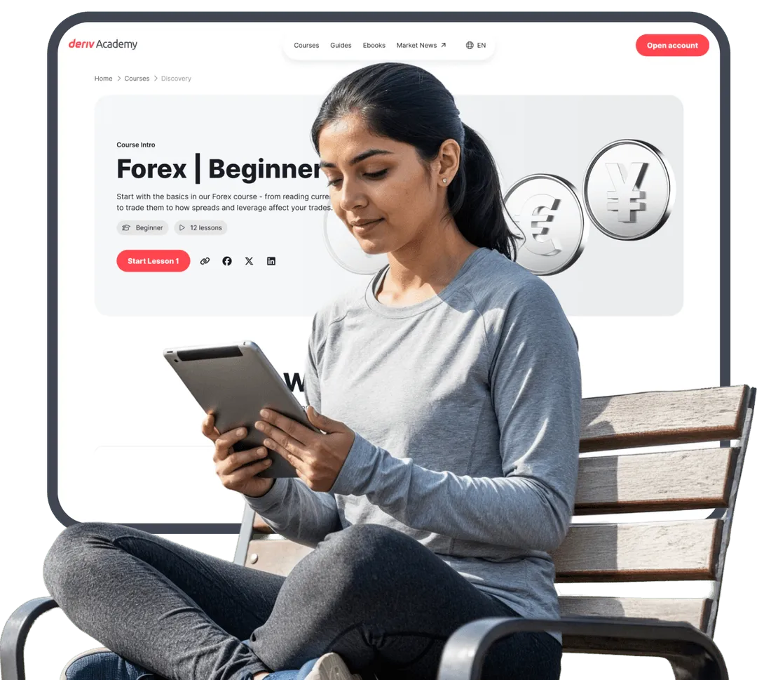 Person learning something form Academy.