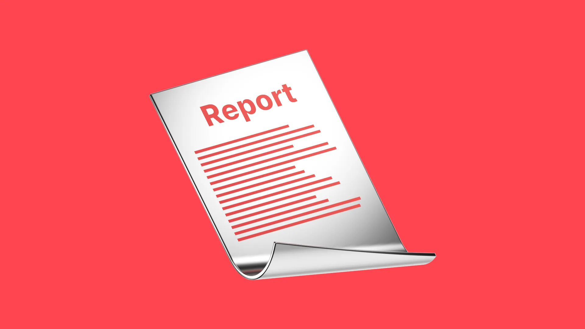 Illustration of a report with the word 'Report' at the top, symbolising the Non-Farm Payroll (NFP) economic report.