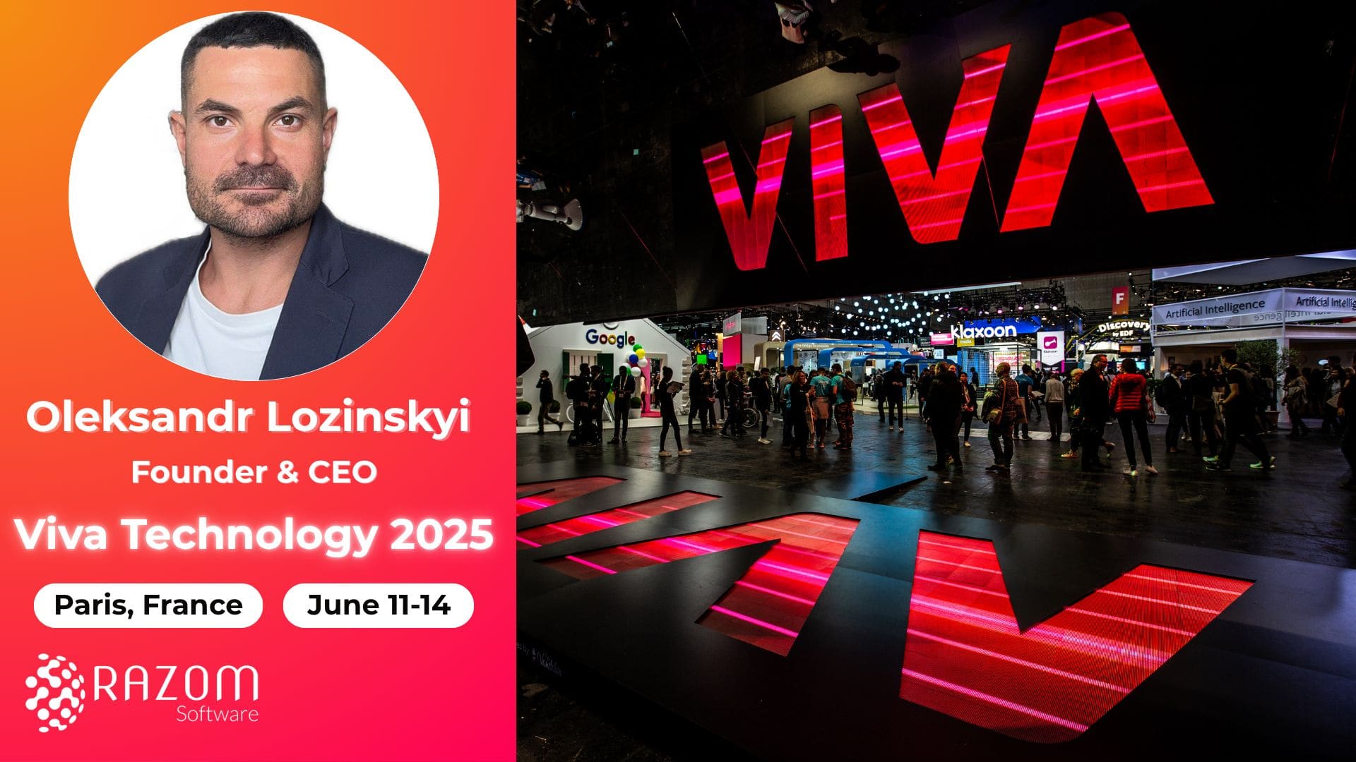 Sasha Lozinskiy is at VivaTech