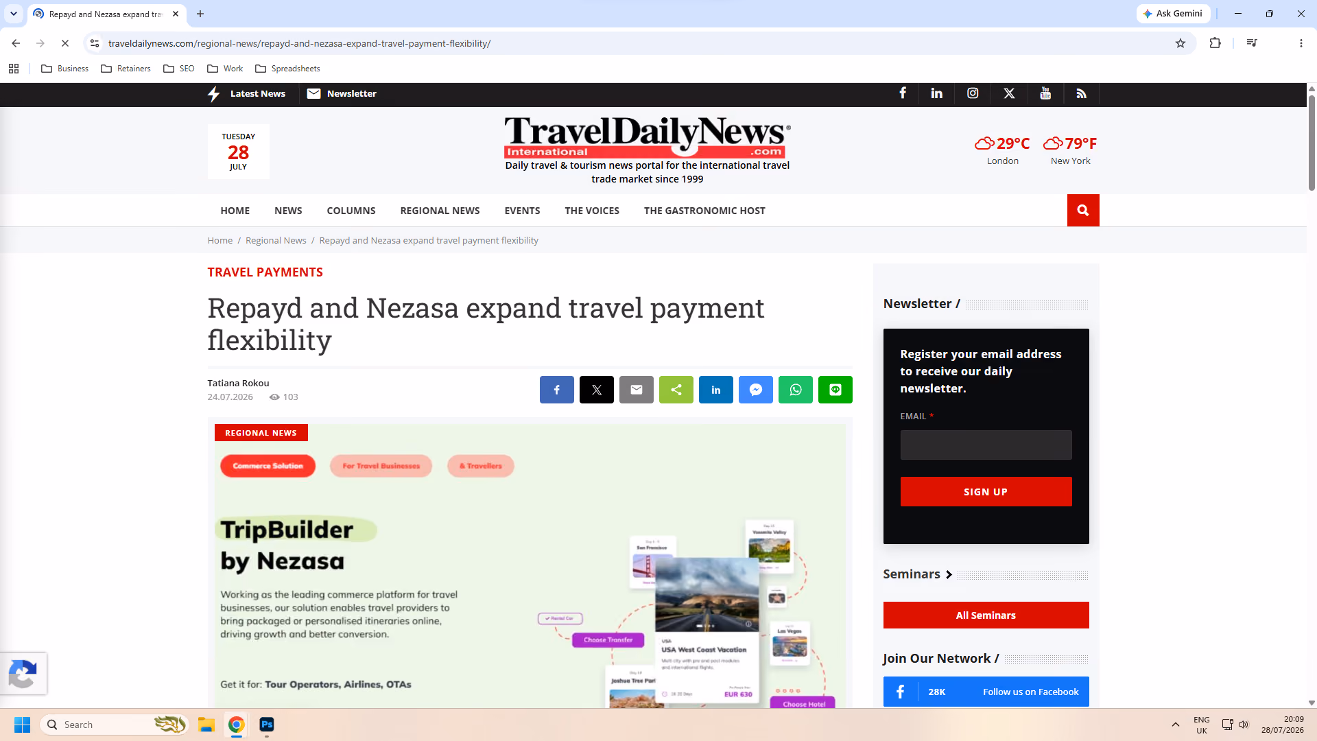 Repayd and Nezasa Expand Travel Payment Flexibility