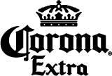 Corona Extra beer brand logo with a crown above the text.