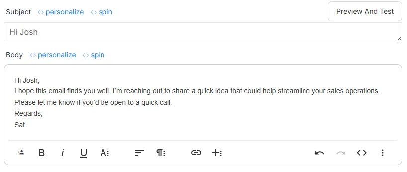 Thanks & Regards Format