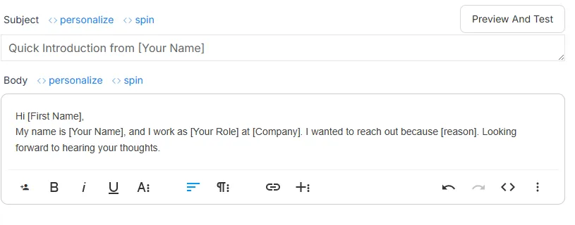How to start an email
