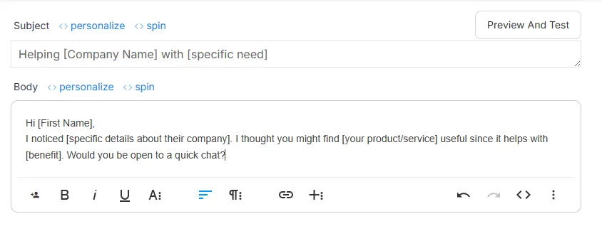 How to start an email