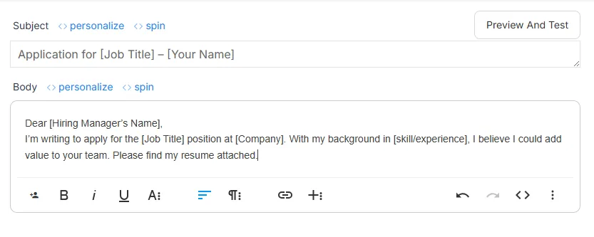 How to start an email