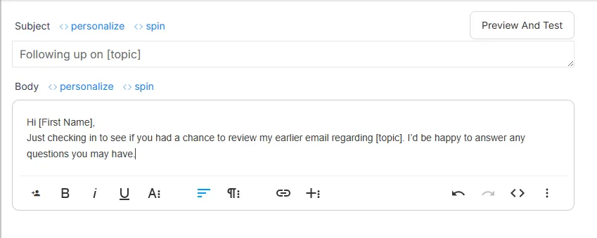 How to start an email