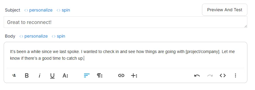 How to start an email