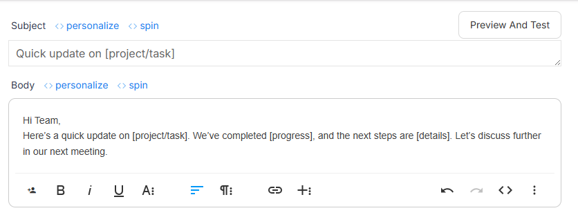 How to start an email