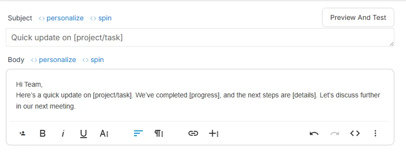 How to start an email