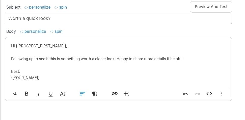 how to follow up on email