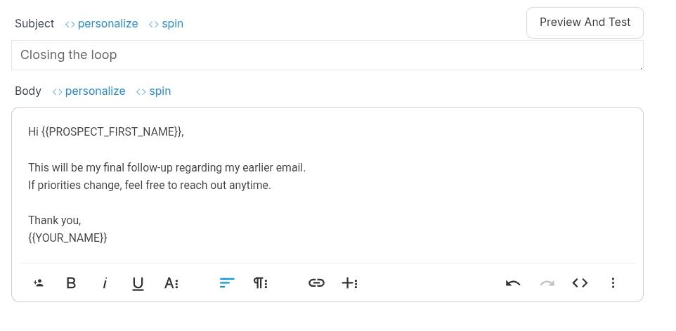 how to follow up on email