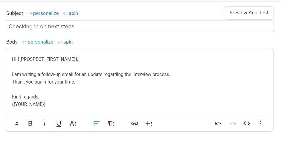 how to follow up on email