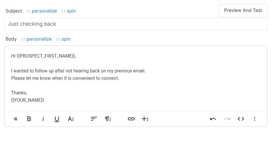 how to follow up on email