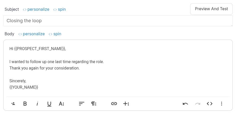 how to follow up on email