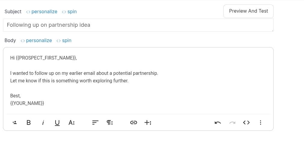 how to follow up on email