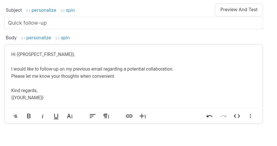 how to follow up on email
