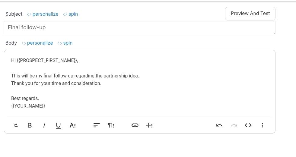 how to follow up on email