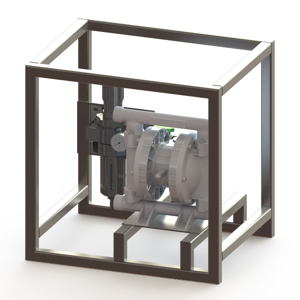 1/2" Diaphragm Pump Skid