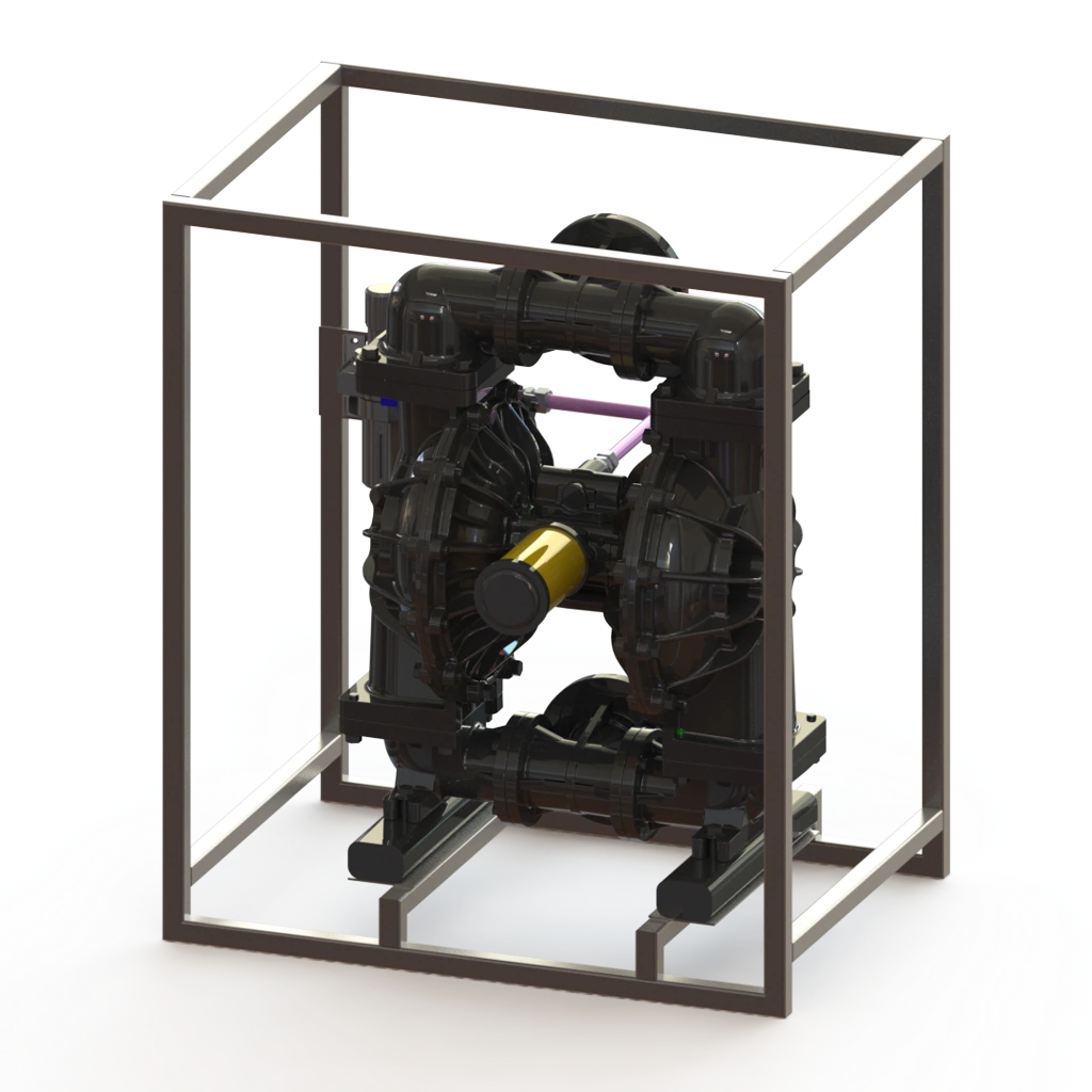 3" Diaphragm Pump Skid