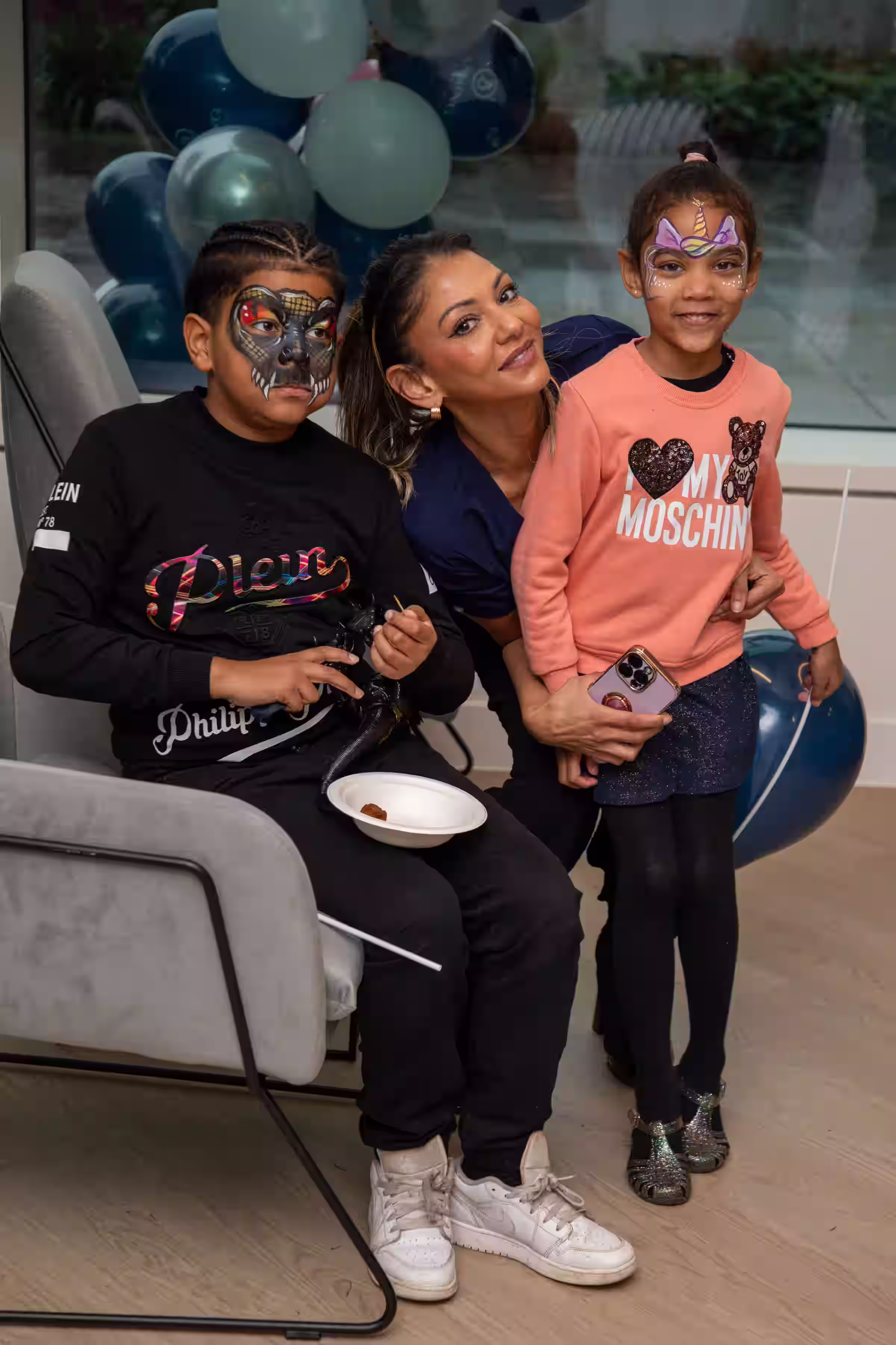 Banning Opens New Flagship Clinic in East Croydon - kids with facepaints