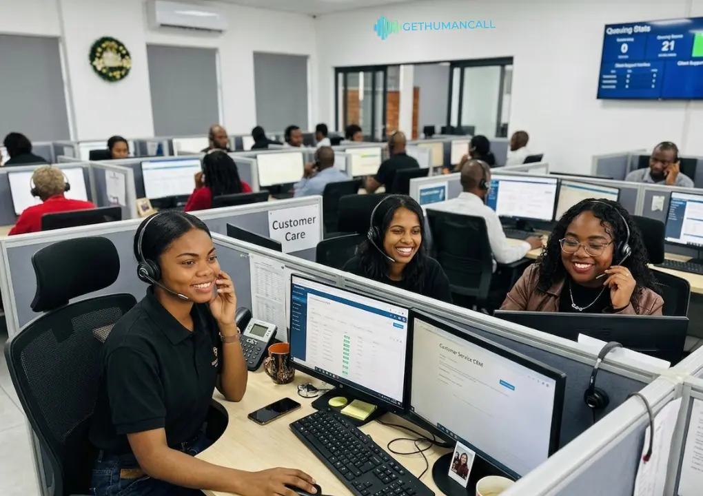 4 people at work, Gethumancall team