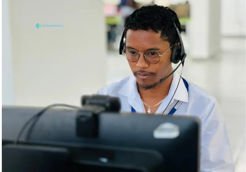 Customer Care expert working on customer trust GetHumanCall
