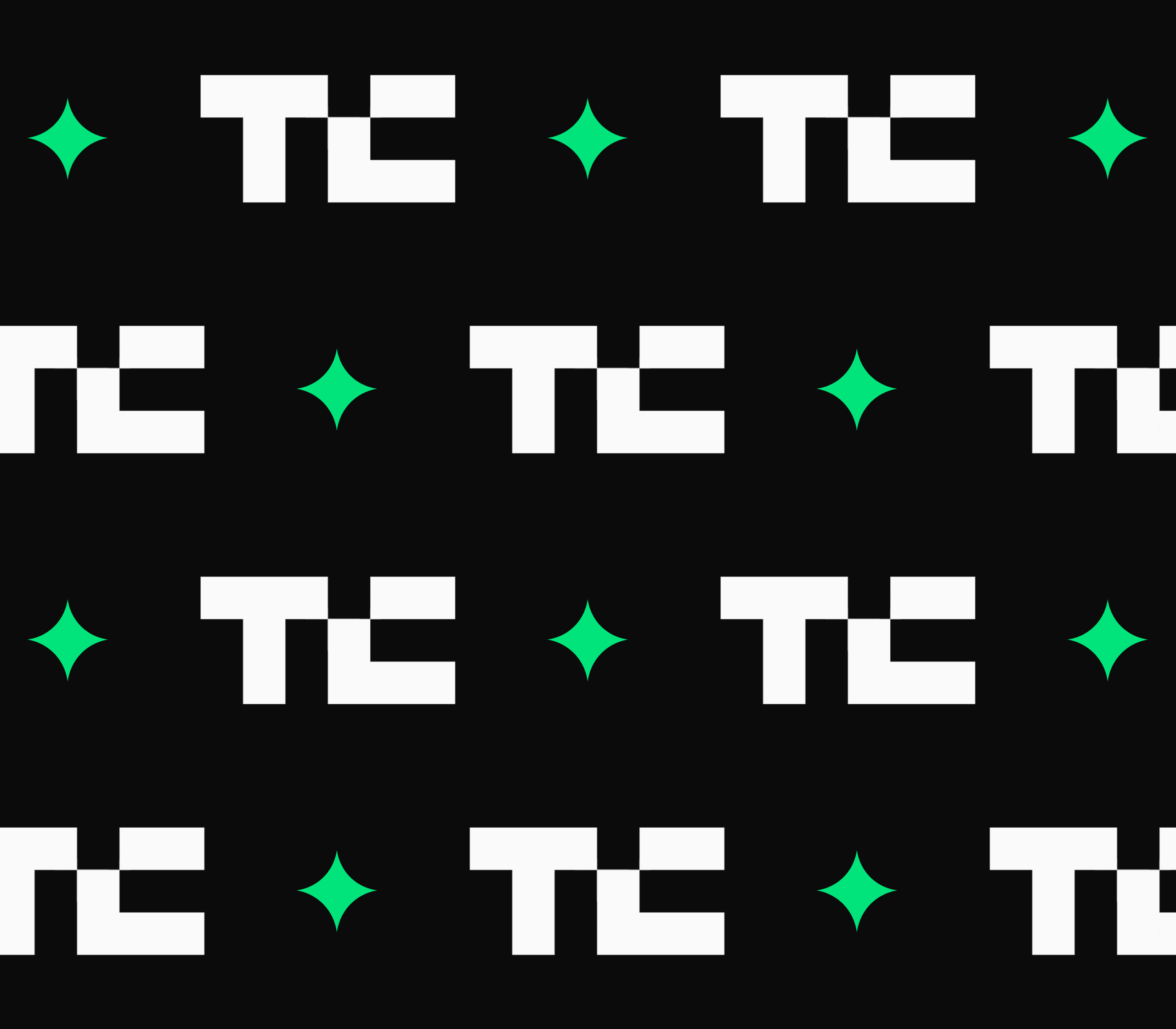 TechCrunch logo pattern used as cover image for case study featuring Trible’s no-code success story by Turn Heads Global.