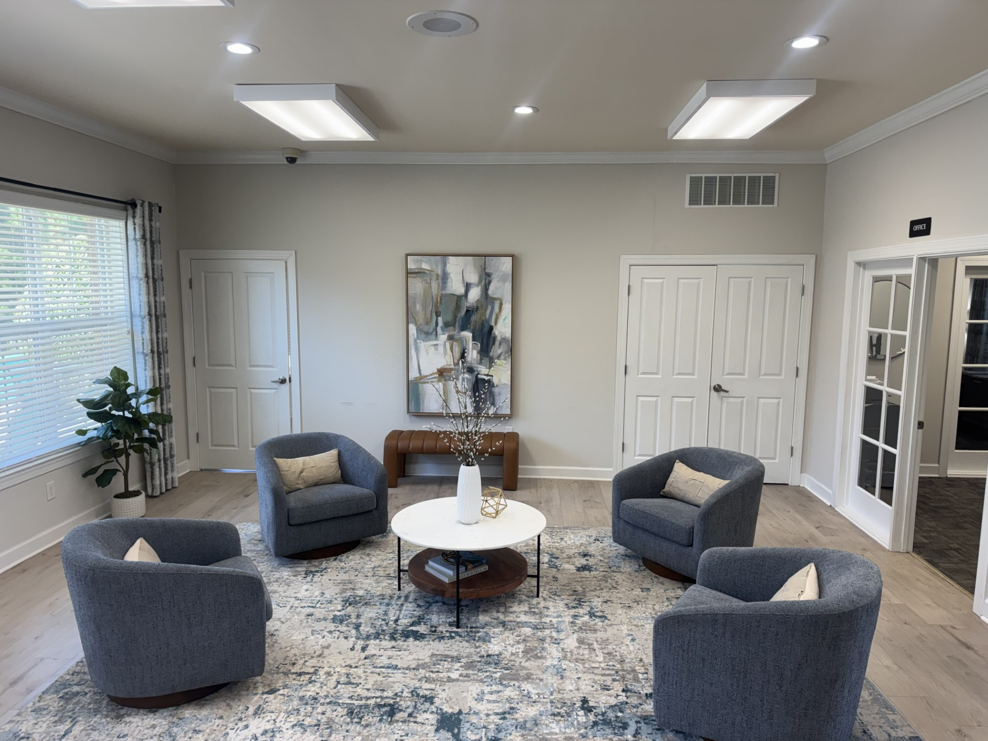 Clubhouse seating area